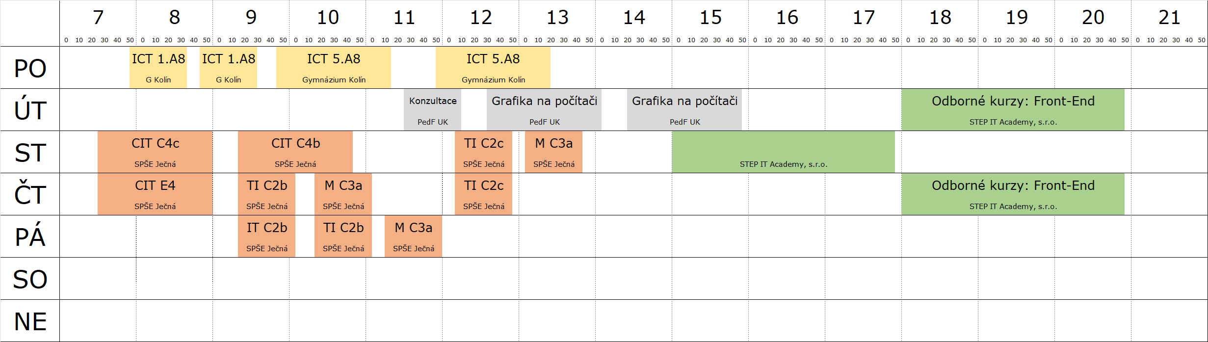 Rozvrh hodin 2023/2024